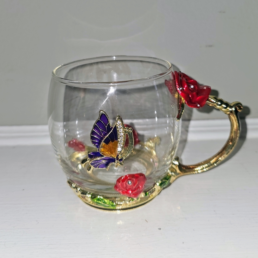 Valentines Day Gifts for Her Mom Women Mothers Day Glass Coffee Enamels Mug Best